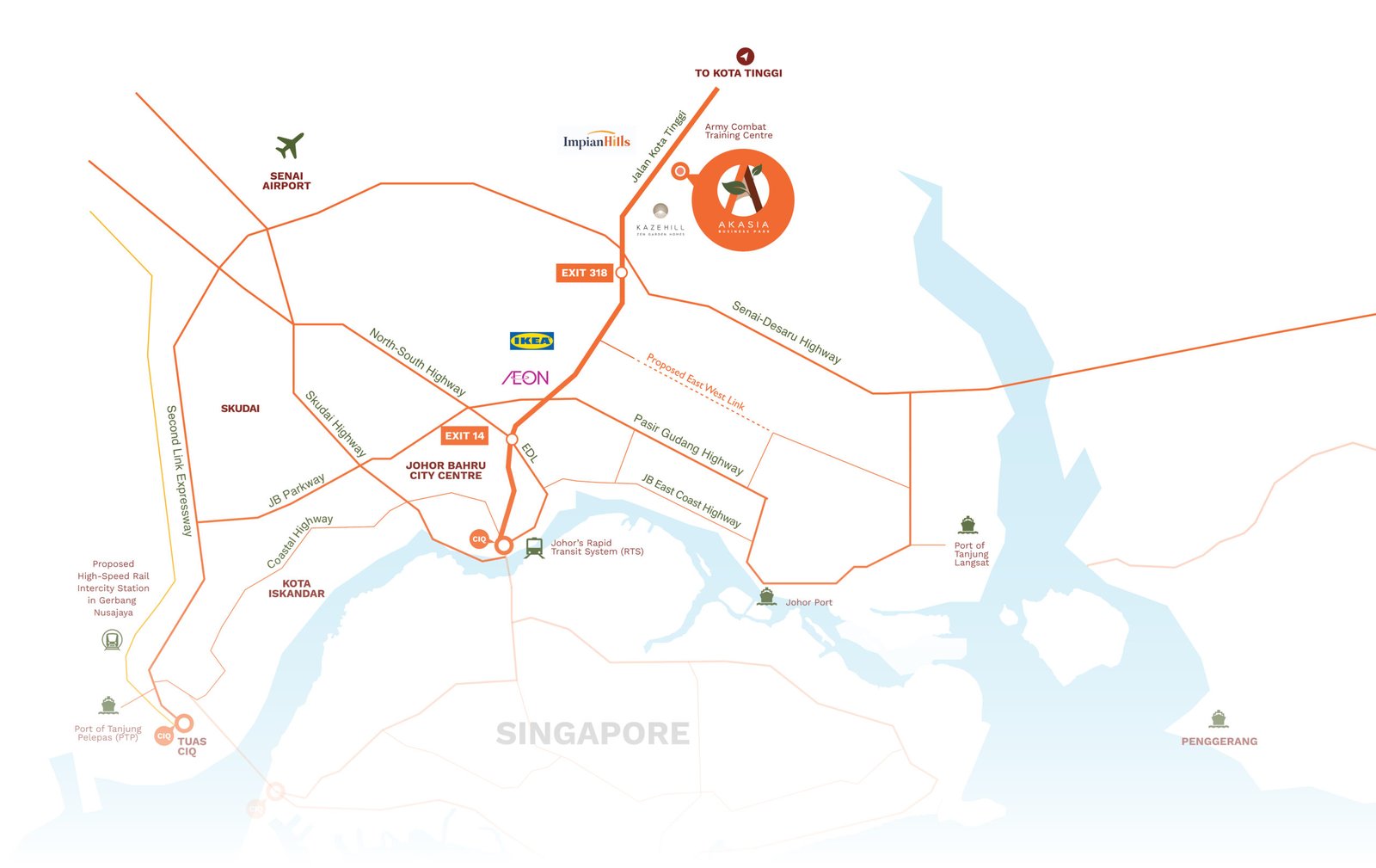 Akasia Business Park @ Ulu Tiram，乌鲁地南，柔佛