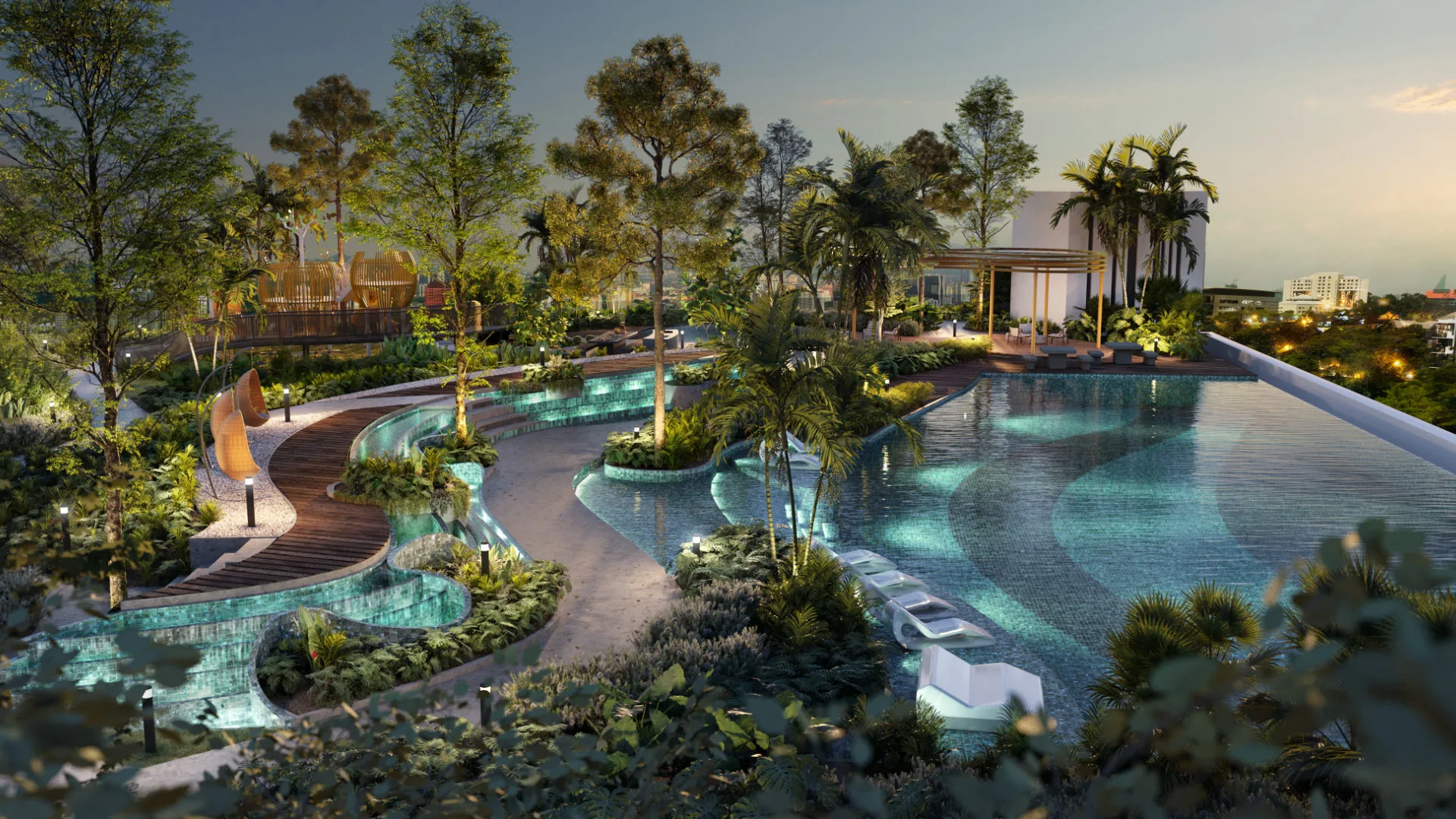 雪兰莪梳邦再也 USJ 25 Avaland Alora Residences 设施平台