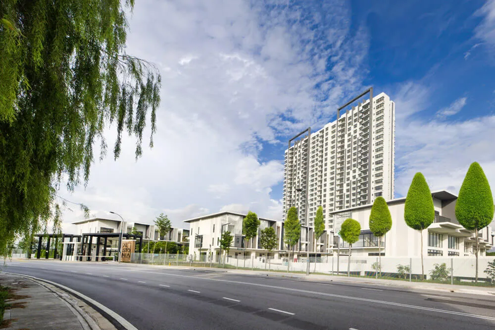 Overall view of the development at Alstonia Hilltop Homes by MRCB Land, Bukit Rahman Putra, Sungai Buloh, Selangor