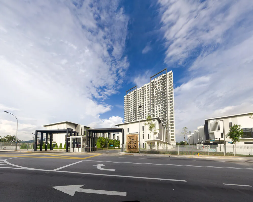 The arrival entrance at Alstonia Hilltop Homes by MRCB Land, Bukit Rahman Putra, Sungai Buloh, Selangor