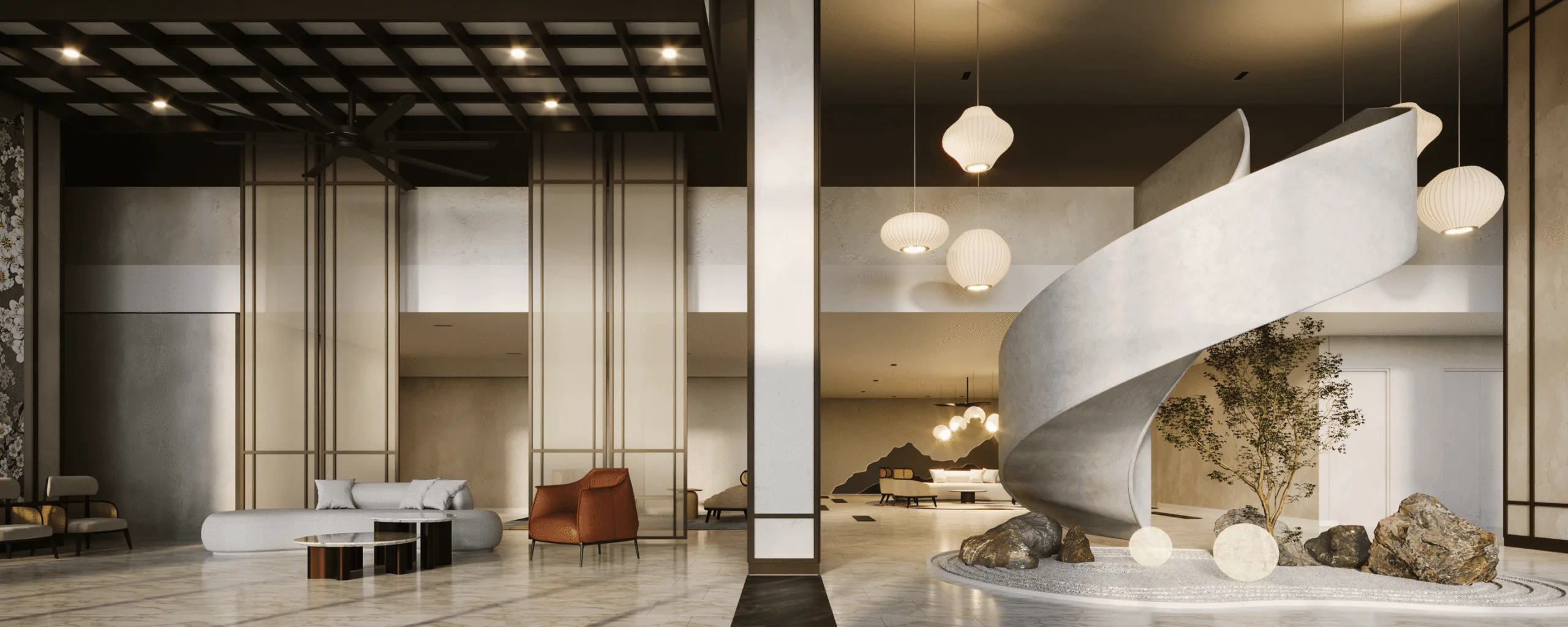 雪兰莪梳邦再也 Tropicana Metropark Amika Residences 主落客大堂