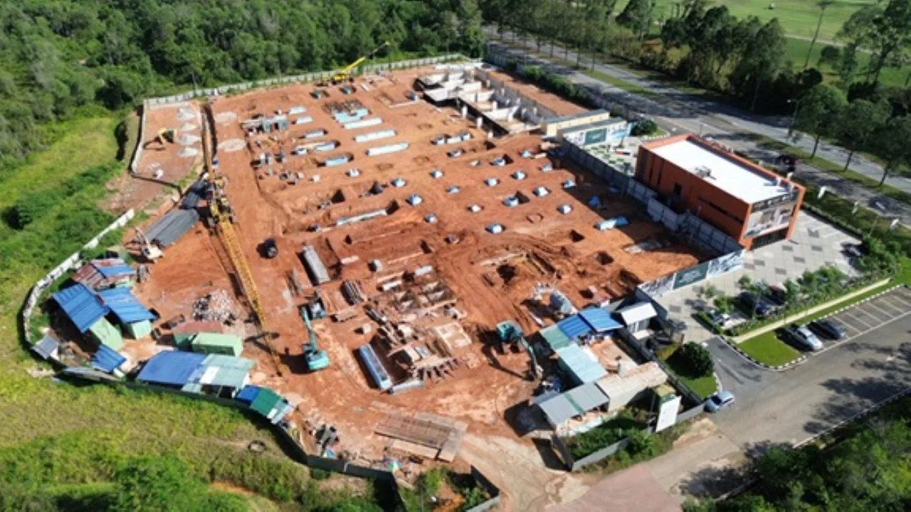 Site progress March 2025 south view at Anja Residences @ Bangi by Avaland, Bandar Baru Bangi, Selangor