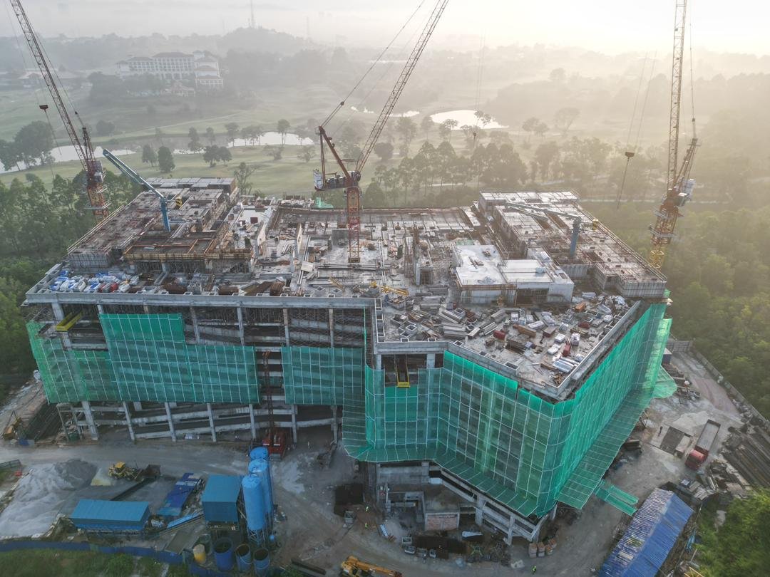 Site progress March 2026 rear elevation at Anja Residences @ Bangi by Avaland, Bandar Baru Bangi, Selangor