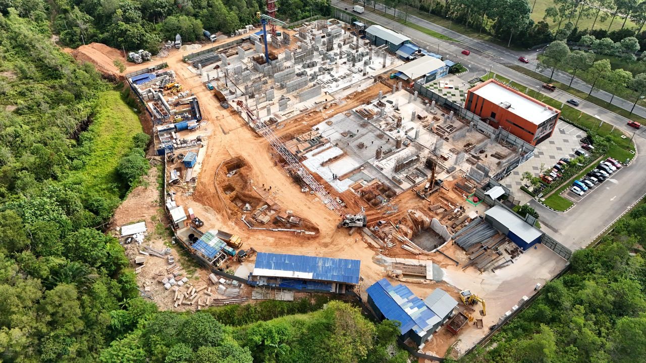 Site progress May 2025 photograph 1 of 2 at Anja Residences @ Bangi by Avaland, Bandar Baru Bangi, Selangor