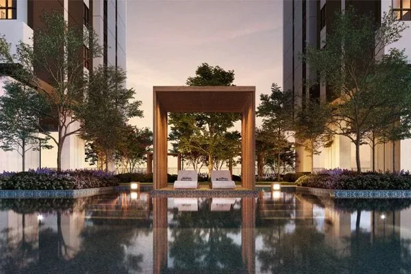 Park-front view of the towers at Aras Residences OUG @ WCity OUG by WCT Land, Taman OUG, Kuala Lumpur