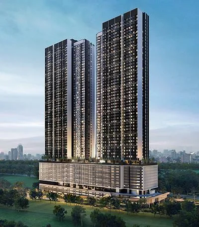 Twin tower key visual at Aras Residences OUG @ WCity OUG by WCT Land, Taman OUG, Kuala Lumpur