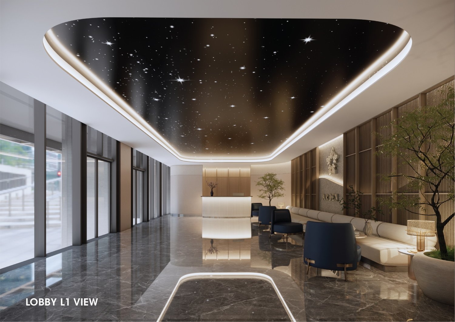 Arden @ One Bukit Senyum official gallery artist's impression 1 of 39 — freehold 68-storey serviced residence, One Bukit Senyum, Johor Bahru city centre