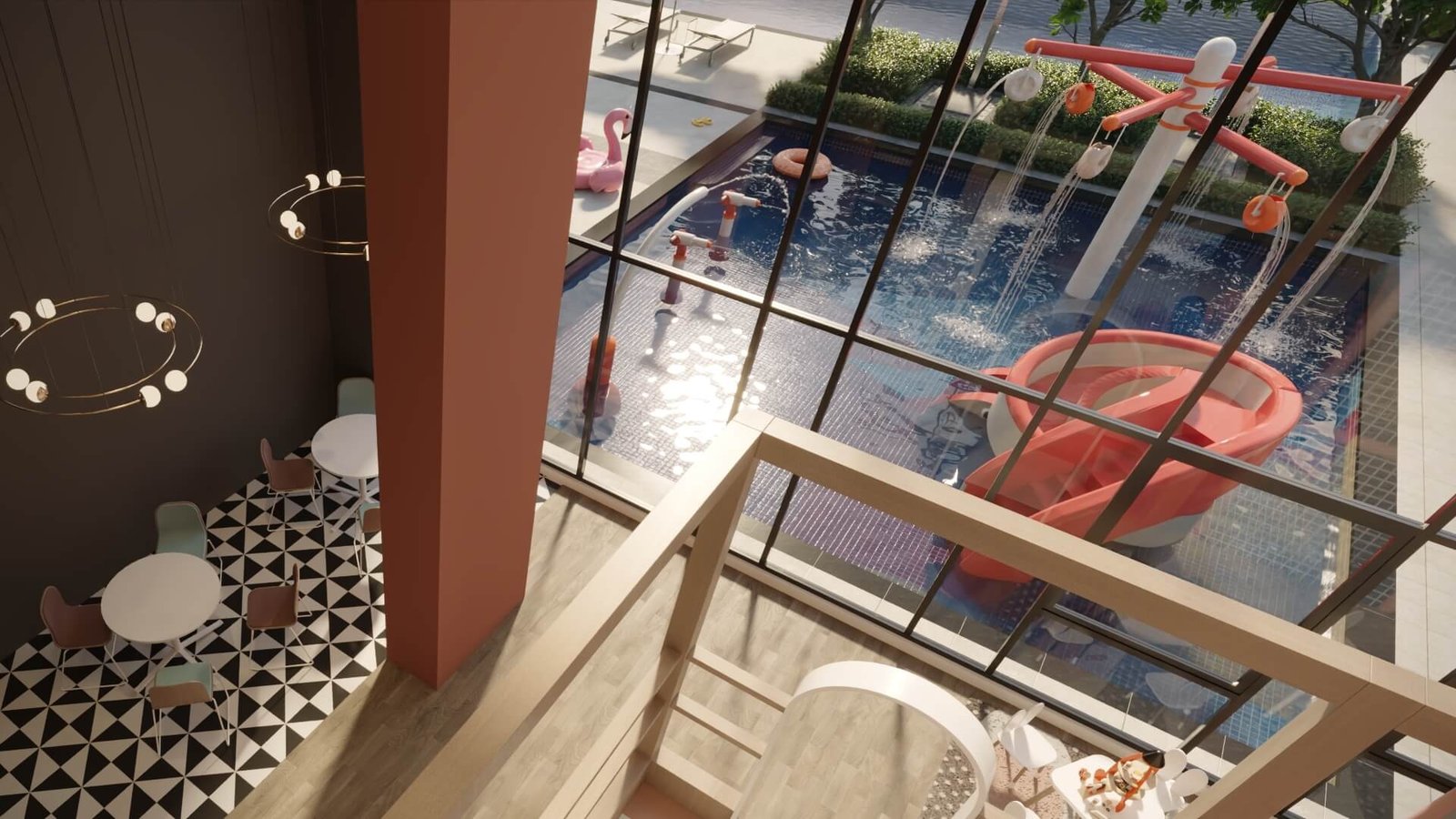 吉隆坡新街场 Chin Hin Aricia Residences 室内儿童游戏室另一视角