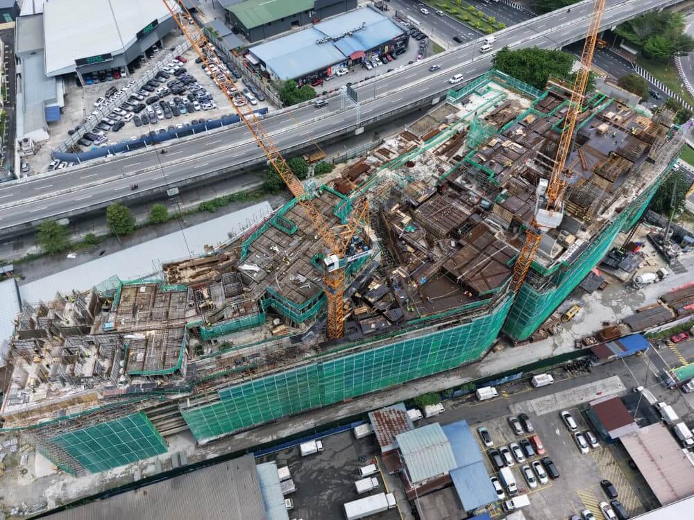 吉隆坡新街场 Chin Hin Aricia Residences 2026 年 7 月 1 日工地进度三