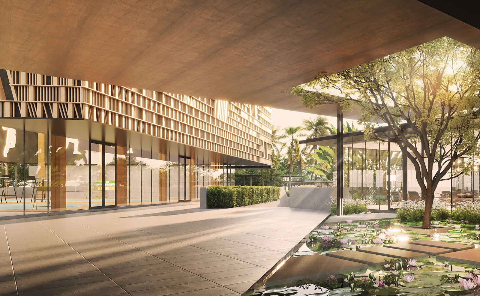 Clubhouse lobby at Aurora Resort Villas, Aurora Sentral, Iskandar Puteri