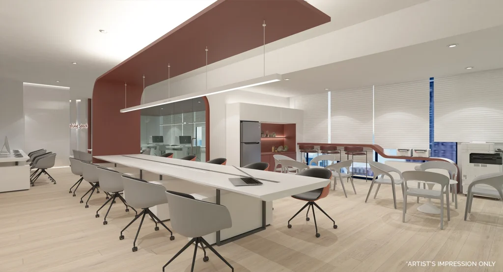 Calia Residences by PGB co-working space in the Community Hub on Level 7, Danga Bay, Johor Bahru