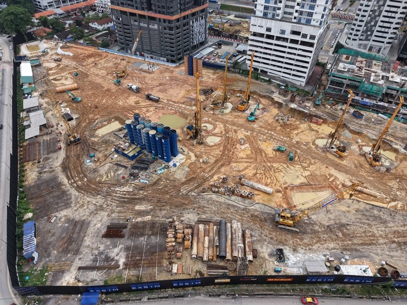 Causewayz Square @ JBCC construction progress photograph, Q1 2026, Johor Bahru