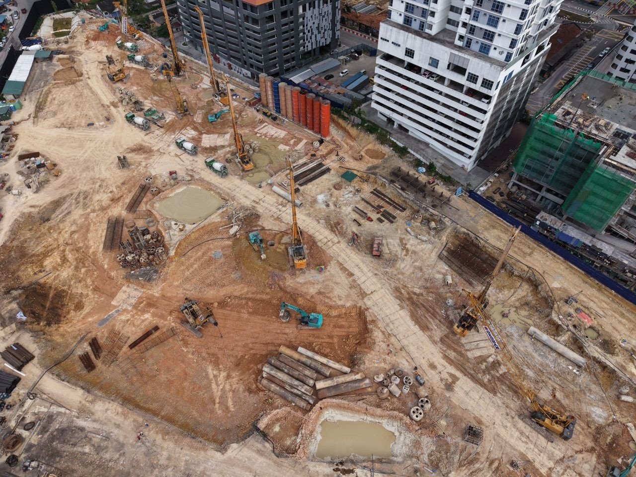 Causewayz Square @ JBCC construction progress photograph, Q2 2026, Johor Bahru
