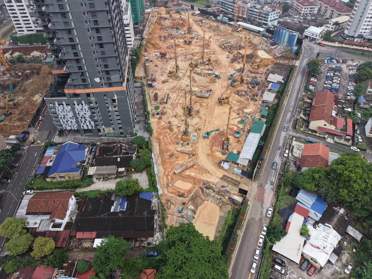 Causewayz Square @ JBCC construction progress photograph, Q3 2026, Johor Bahru