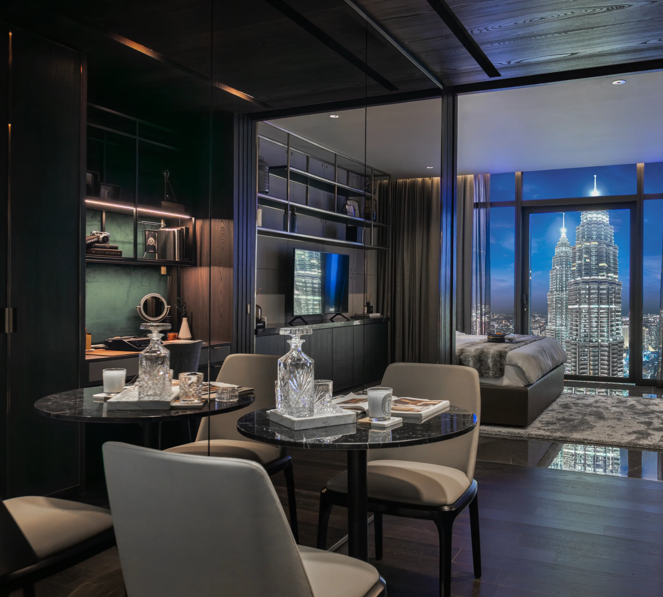 Design concept imagery for CloutHaus Residences KLCC by TA Global, Jalan P. Ramlee, Kuala Lumpur