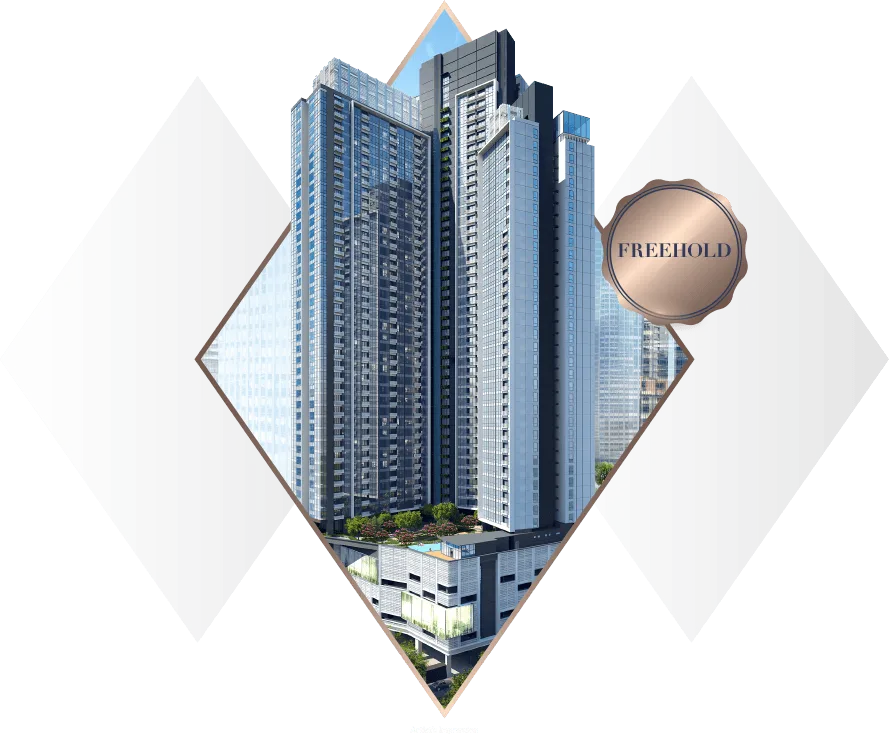 吉隆坡 TRX 中交与 WCT 合资 CORE Residence 项目页面使用的永久地契主视觉