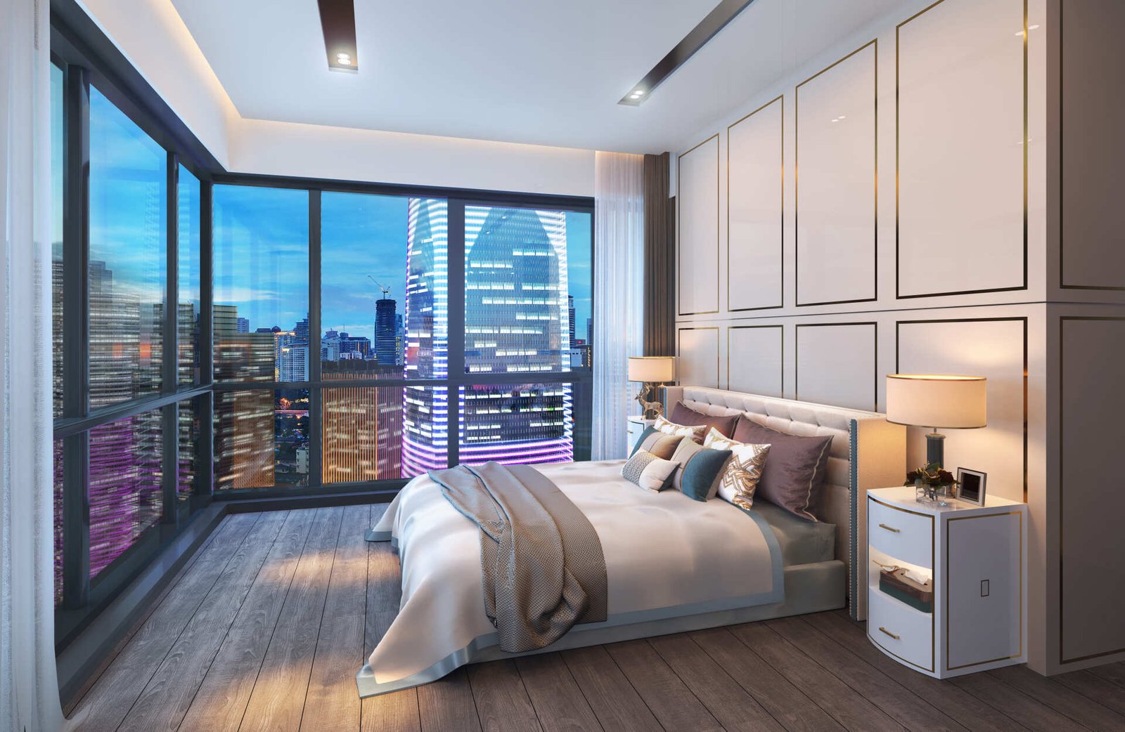 Show unit bedroom at CORE Residence @ TRX by CORE Precious Development, Tun Razak Exchange, Kuala Lumpur