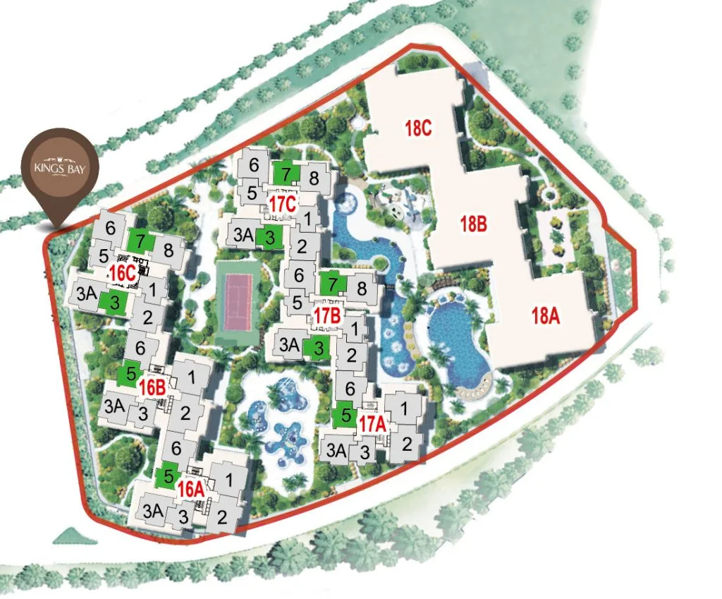 Country Garden Danga Bay floor plan - 794 to 816 sq ft two-bedroom two-bathroom apartment, Johor Bahru