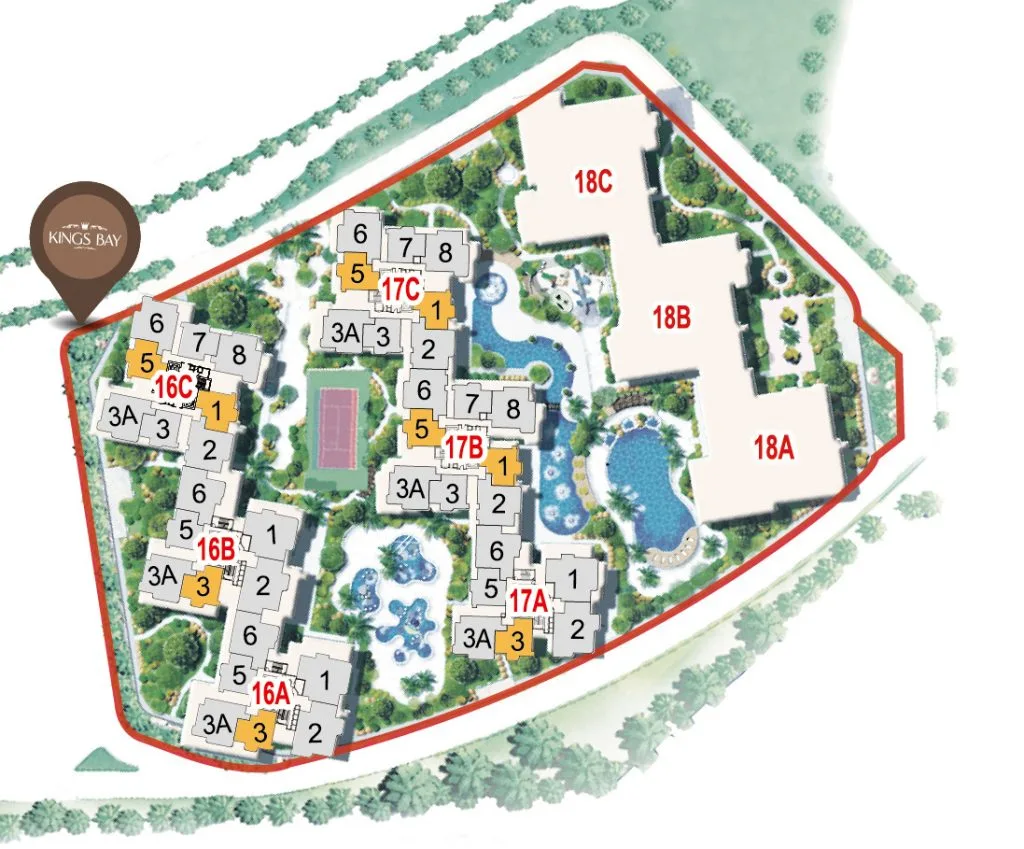 Country Garden Danga Bay 2-bedroom floor plan, 875 to 882 sq ft with balcony and bay window, Johor Bahru