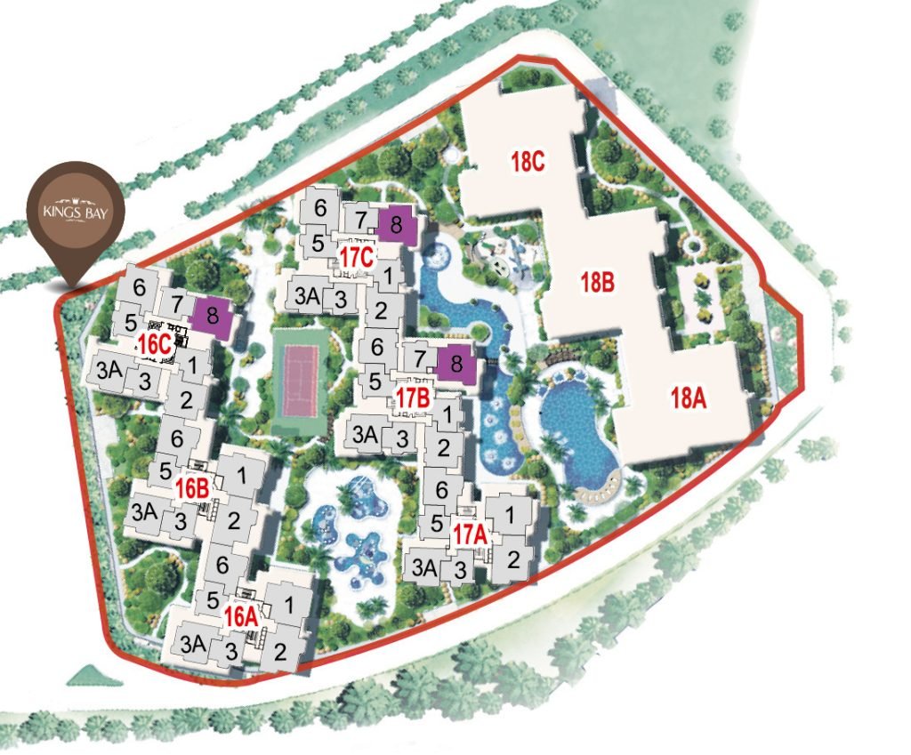 Country Garden Danga Bay floor plan - 1,186 to 1,225 sq ft three-bedroom three-bathroom apartment, Johor Bahru