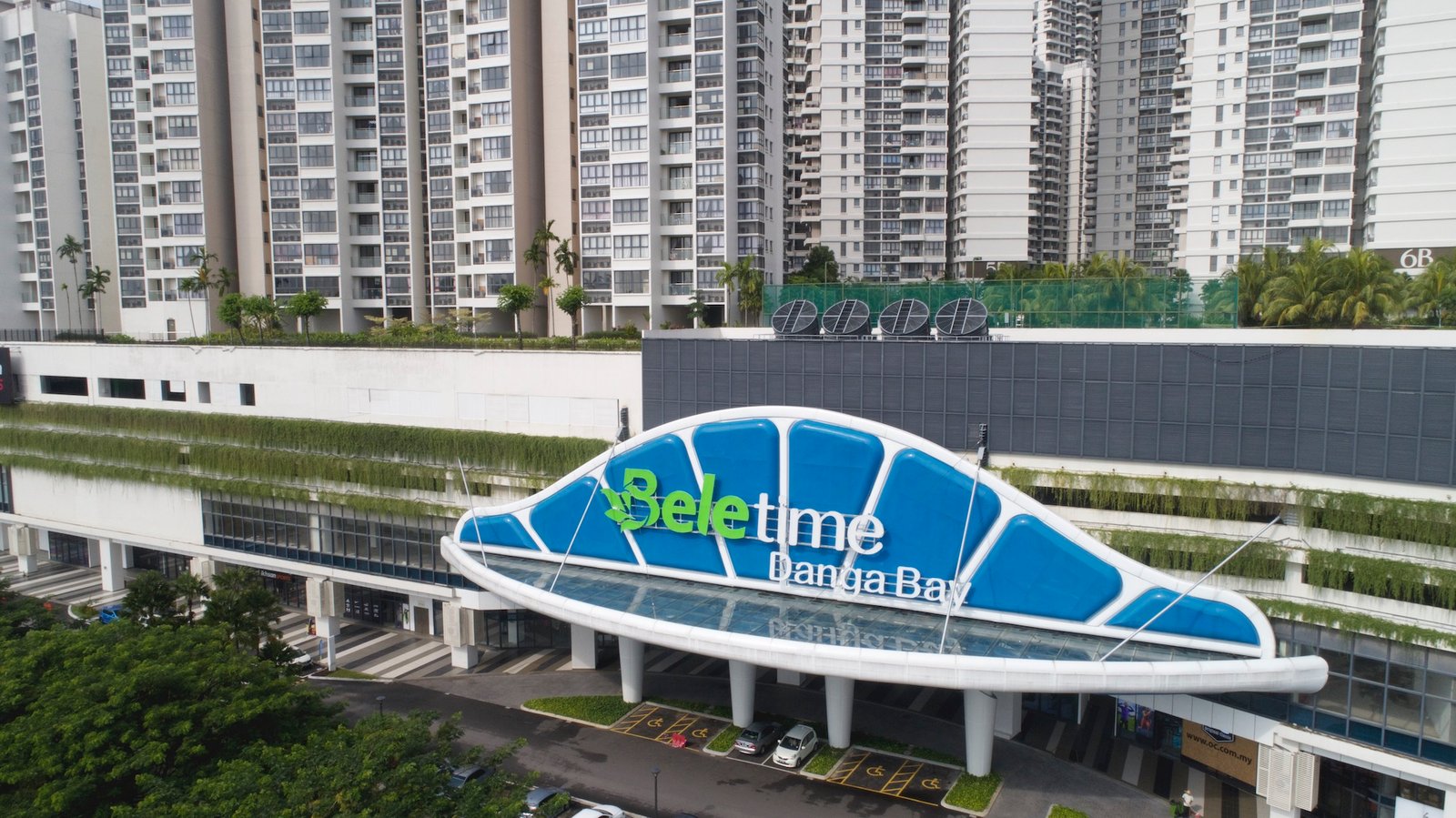 Beletime Danga Bay shopping mall, 300 metres from Country Garden Danga Bay, Johor Bahru