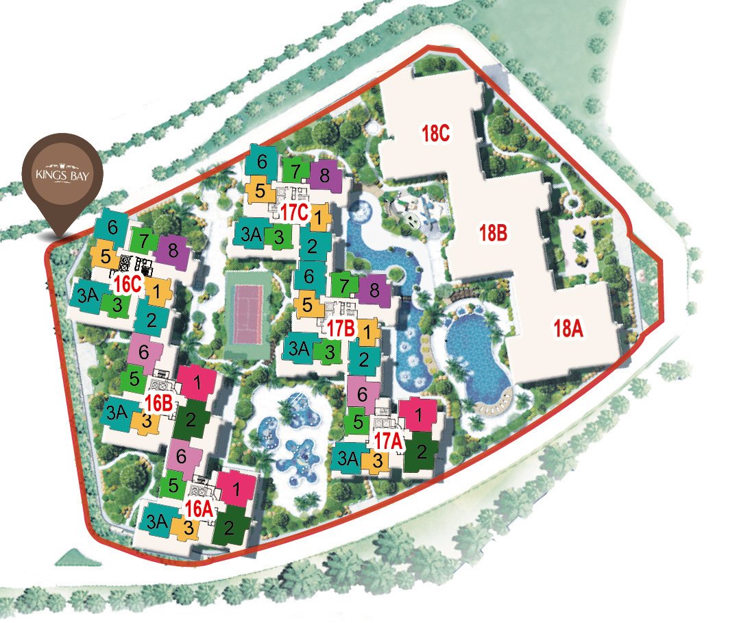 Kings Bay towers at Country Garden Danga Bay, part of the 41-block seafront development on Jalan Skudai, Johor Bahru