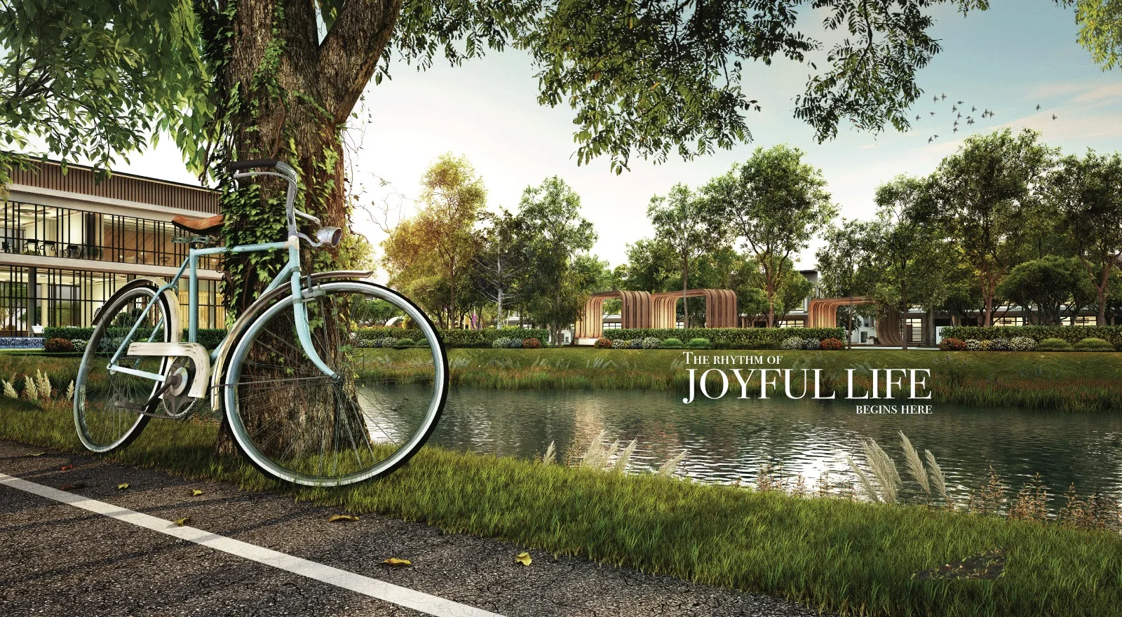 Cycling inside the gated Danga Sutera township near Taman Sutera Utama, Skudai, Johor Bahru