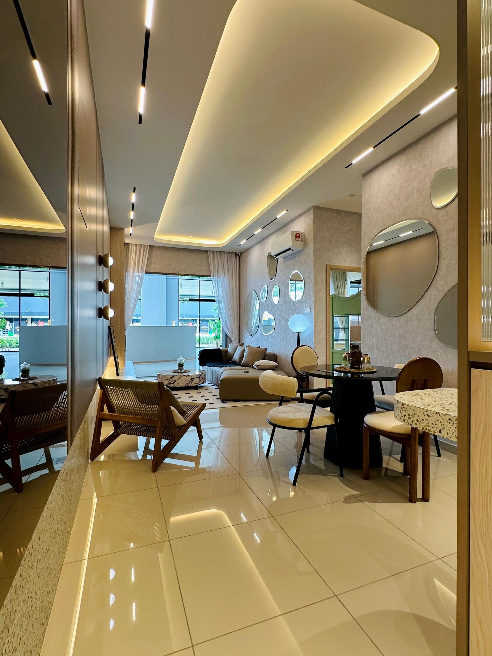 Kitchen area of the Type B show unit at Daya 1 Residences, Taman Daya, Johor Bahru