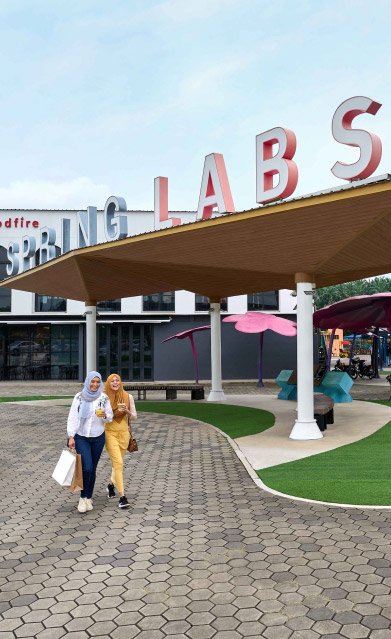 Spring Labs retail park inside the Eco Spring township, Taman Ekoflora, Tebrau, Johor Bahru
