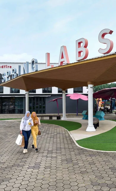 Spring Labs retail park inside the Eco Spring township, Taman Ekoflora, Tebrau, Johor Bahru