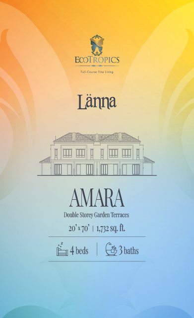 Amara design at Lanna, Eco Tropics — 20ft by 70ft lot, 1,732 sq ft built-up, Pasir Gudang