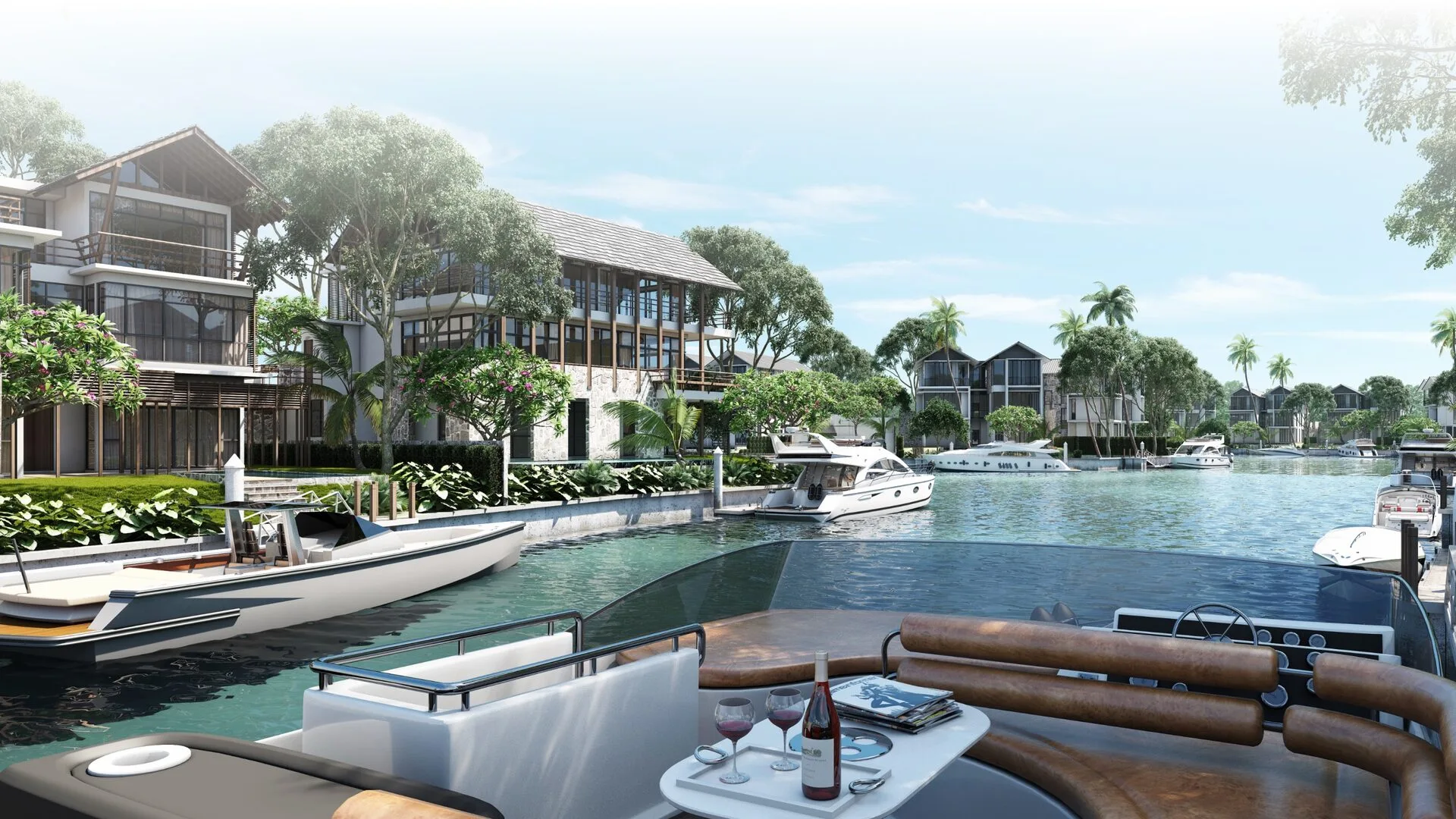 Emerald Bay coastal address on the Straits of Johor at Puteri Harbour, Iskandar Puteri, Johor