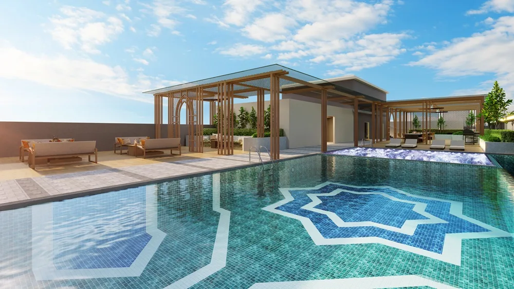 Erinaz Pool on the Level 23 sky deck at Erinaz Suites @ Kubang Kerian by EXSIM, Kota Bharu, Kelantan