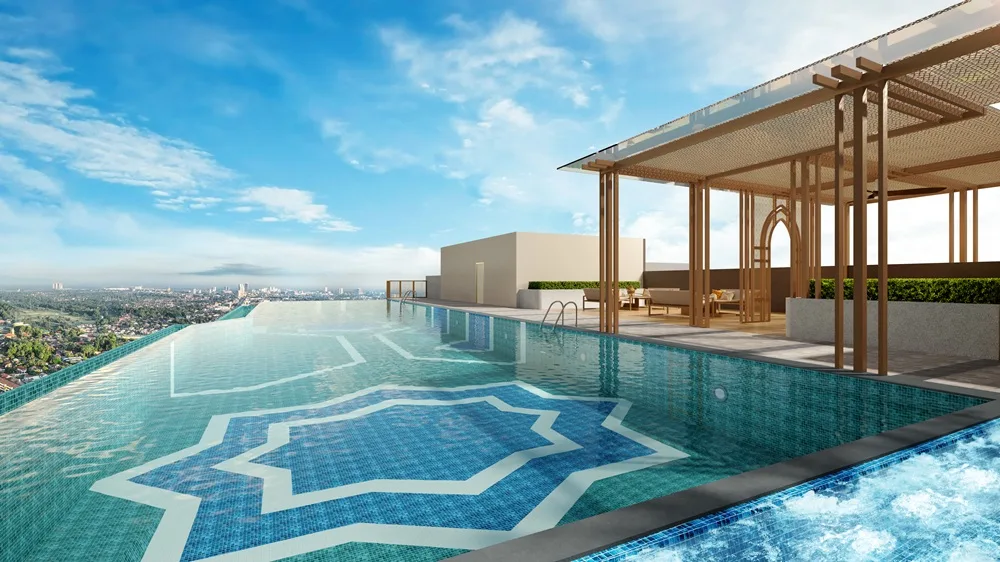 Erinaz Pool, second view at Erinaz Suites @ Kubang Kerian by EXSIM, Kota Bharu, Kelantan