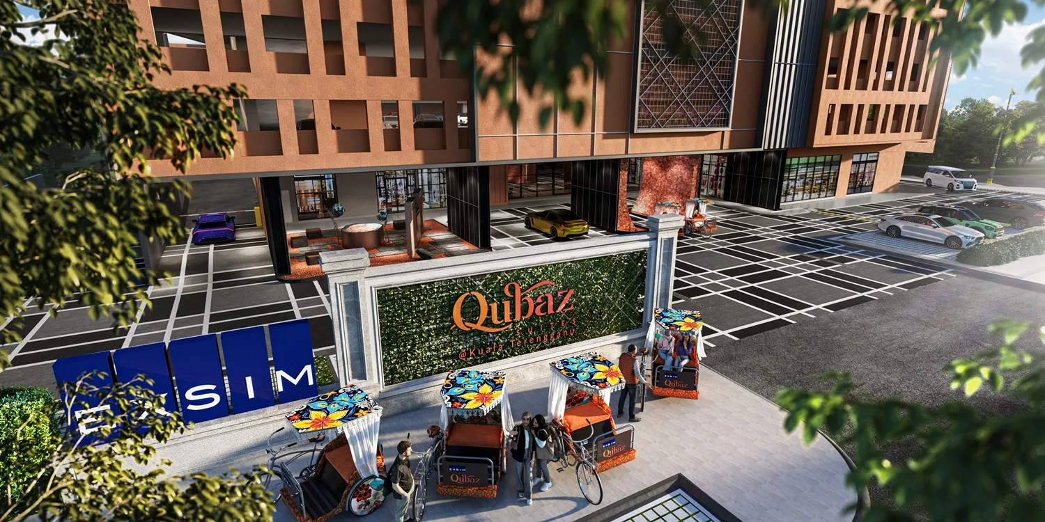 登嘉楼瓜拉登嘉楼 Qubaz Suites 落客区