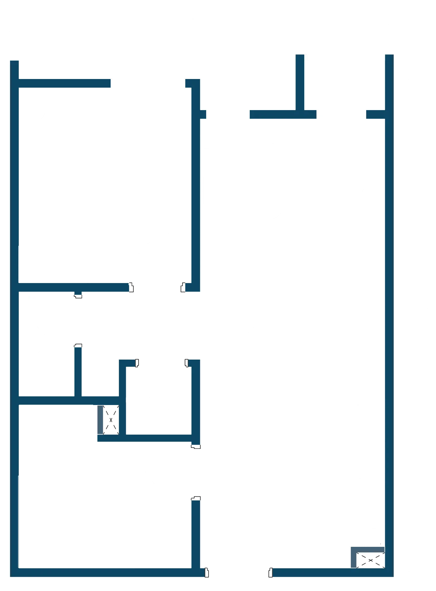 登嘉楼瓜拉登嘉楼 Qubaz Suites B1 型户型图 506 平方尺两房