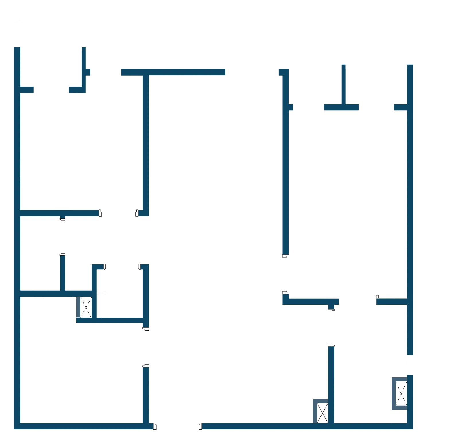 登嘉楼瓜拉登嘉楼 Qubaz Suites C1 型户型图 753 平方尺三房