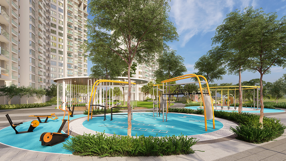Fit-Natural Zone on Podium C, the Active Sports deck for Towers 1 to 3 at Florian Residences, Danga Bay, Johor Bahru