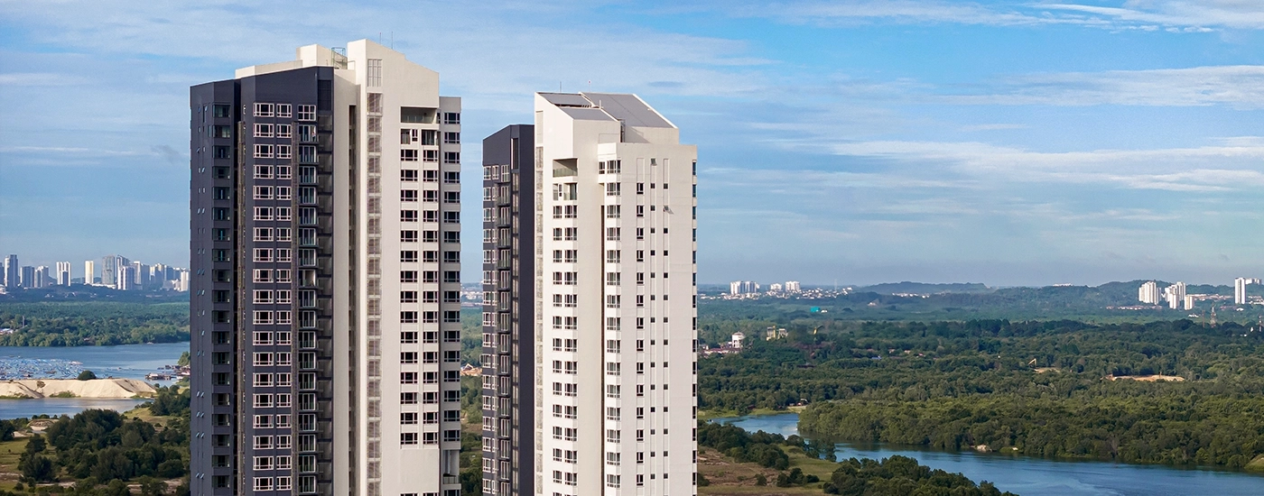 Florian Residences Towers 7 and 8 (Vista Tiara 1), completed November 2025, MBW Bay, Danga Bay, Johor Bahru