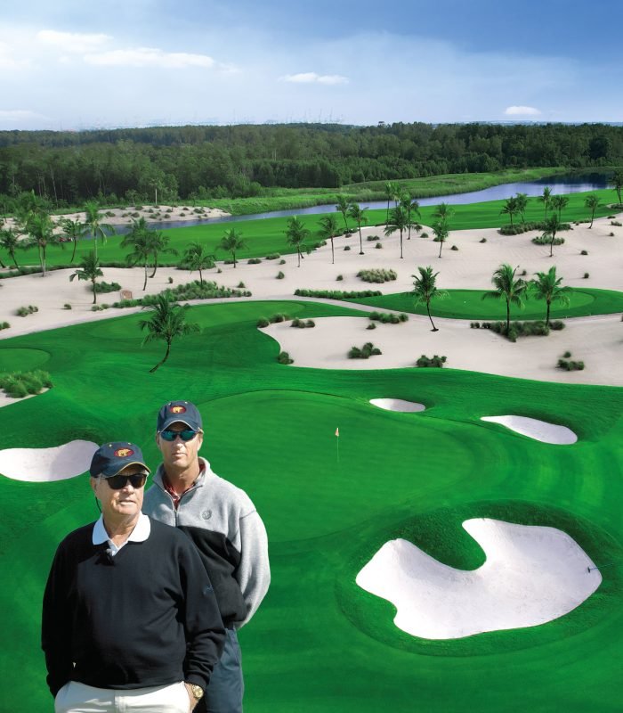 Jack Nicklaus Legacy Course at Forest City Golf Resort, par 72 over 7,386 yards and 74 hectares, Johor