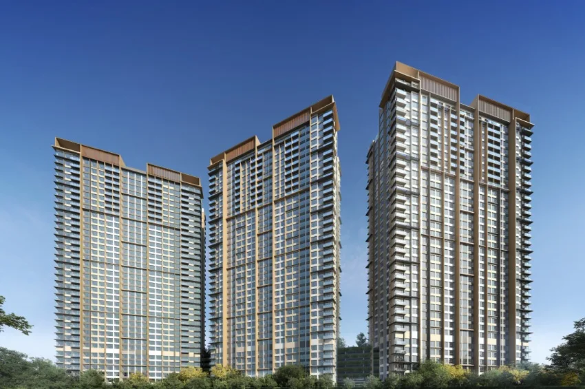 Hillview @ Senibong Cove 楼体与周边官方效果图，新山马赛
