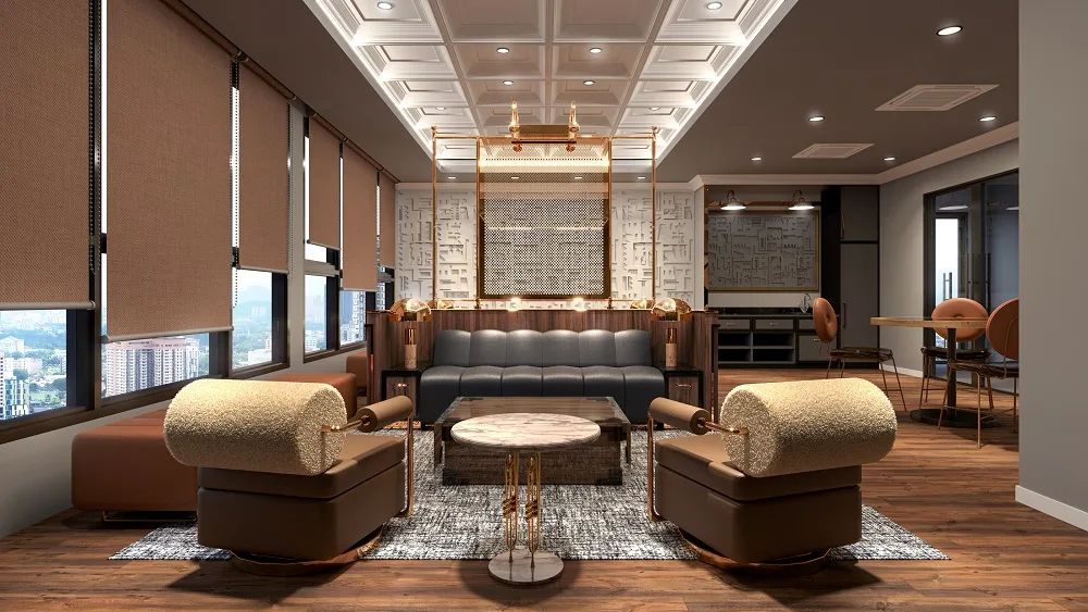 Noble Room private lounge on Level 41 at Hugoz Suites @ KL City Centre