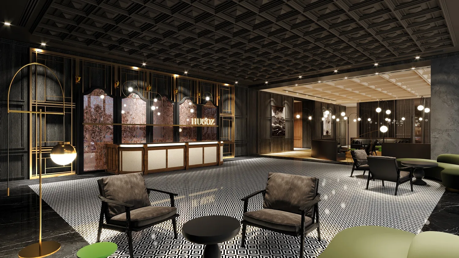 Regal Lounge and concierge at ground level, Hugoz Suites @ KL City Centre