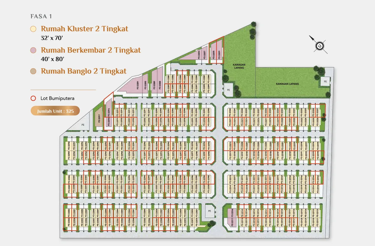 KSL Pulai Bestari Phase 1 master plan published by KSL Holdings Berhad, Kangkar Pulai