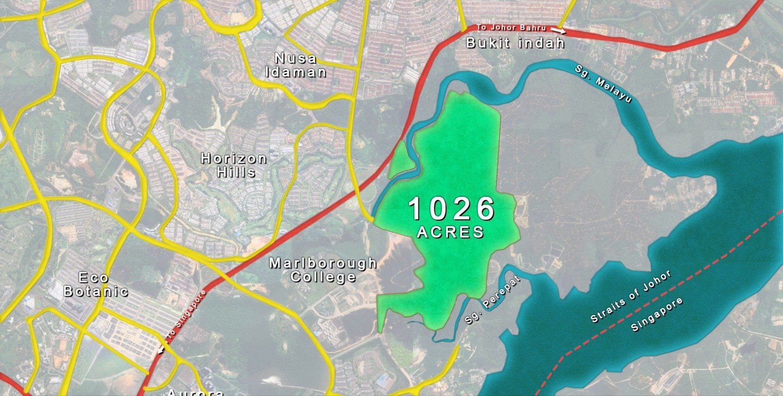 KSL Riveria Garden @ Wawari first parcel development plan covering Riverhaus and the Riverpoint commercial hub, Iskandar Puteri