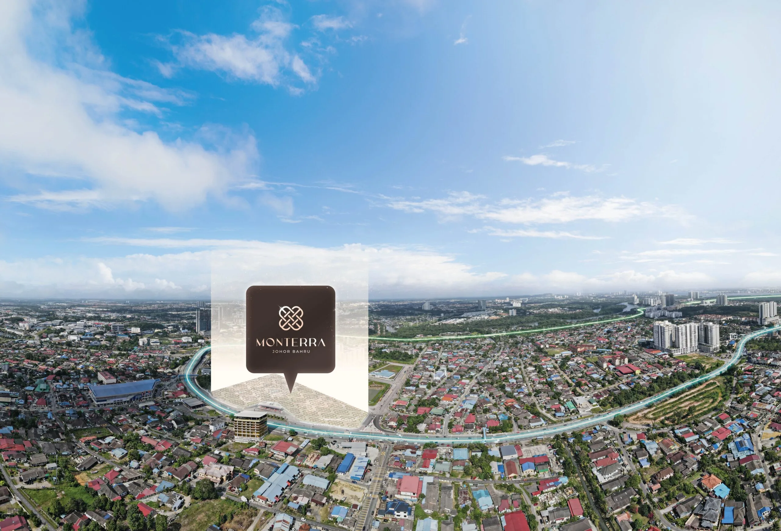 Monterra Johor Bahru aerial view artist