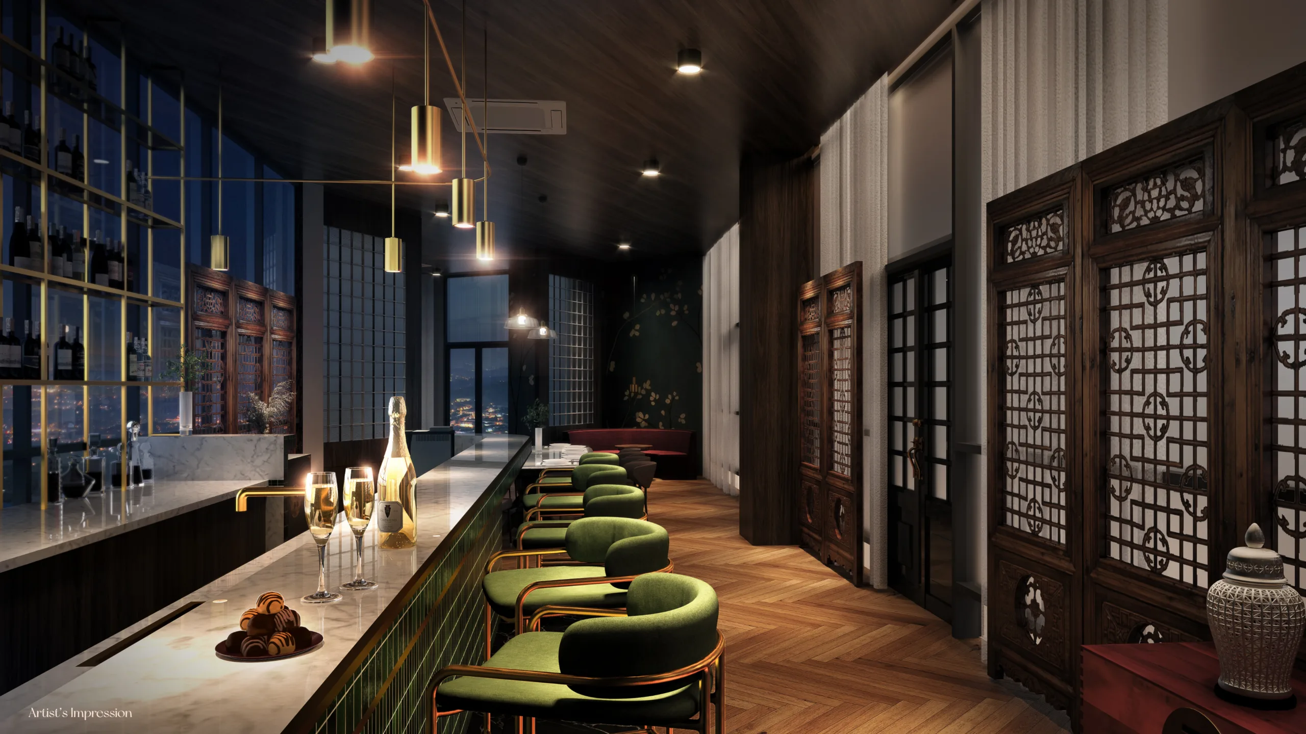 槟城乔治市Noordinz Suites @ 乔治市 Hong Kong Bar 第二视角