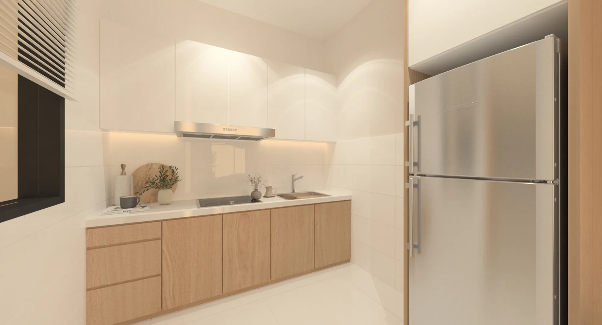 Type C kitchen at Paragon Gateway, Taman Suria, Johor Bahru