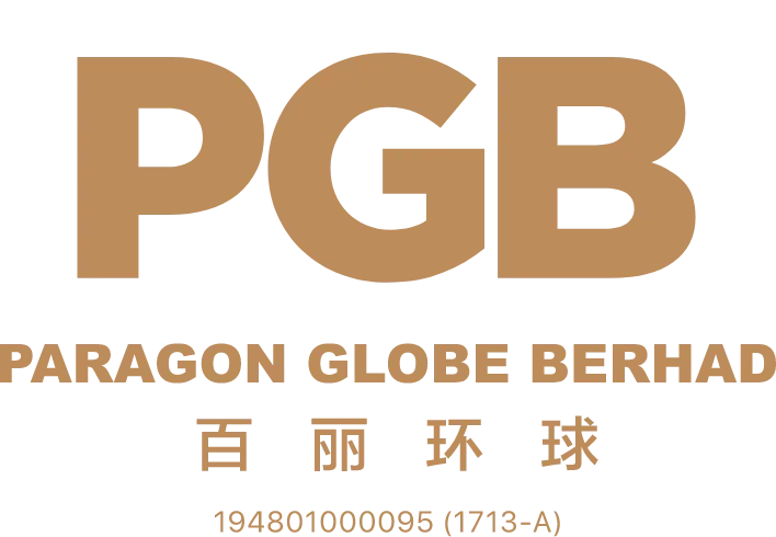 Paragon Globe Berhad logo - developer of Calia Residences at Danga Bay, Johor Bahru