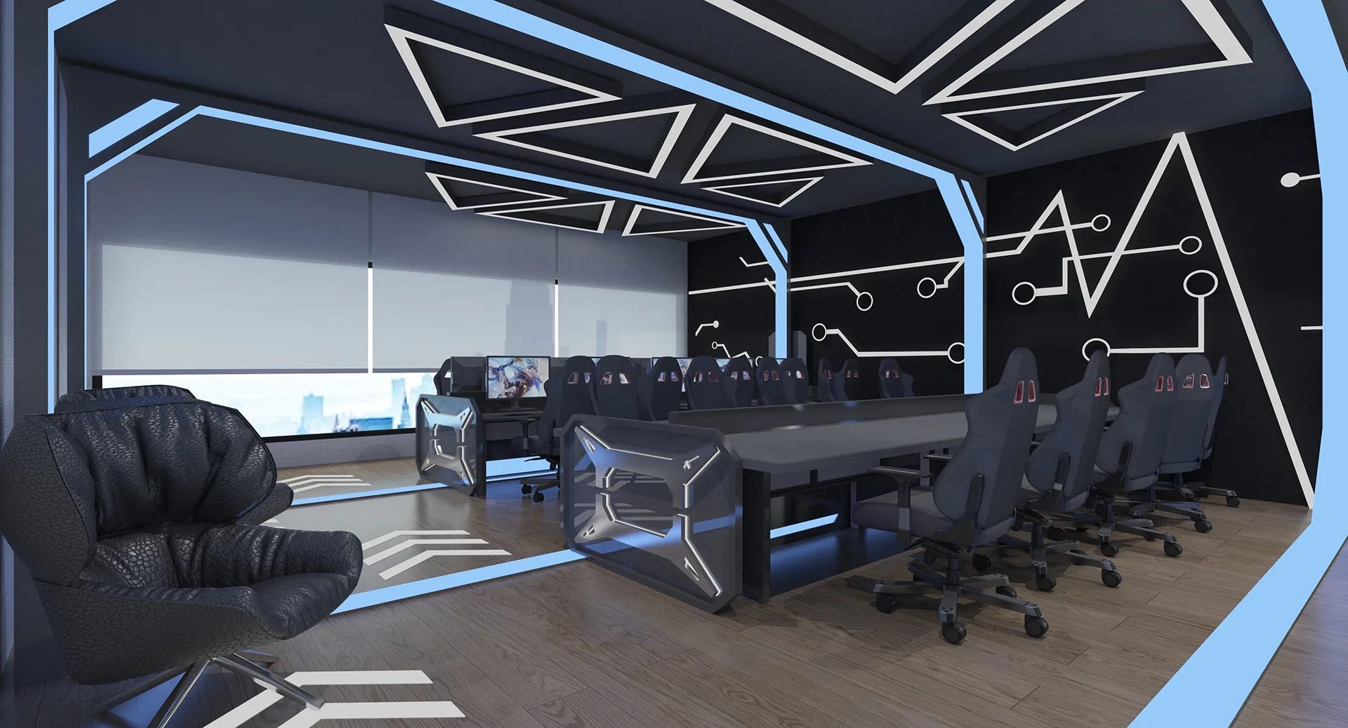 Games room on the Level 9 deck at Paragon Signature Suites, Johor Bahru